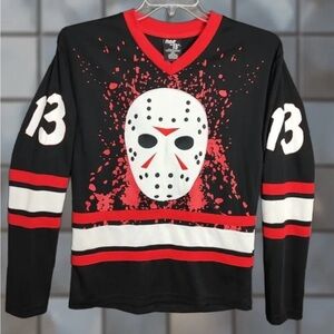 Friday the 13th Jason Voorhees Hockey Jersey and Mask